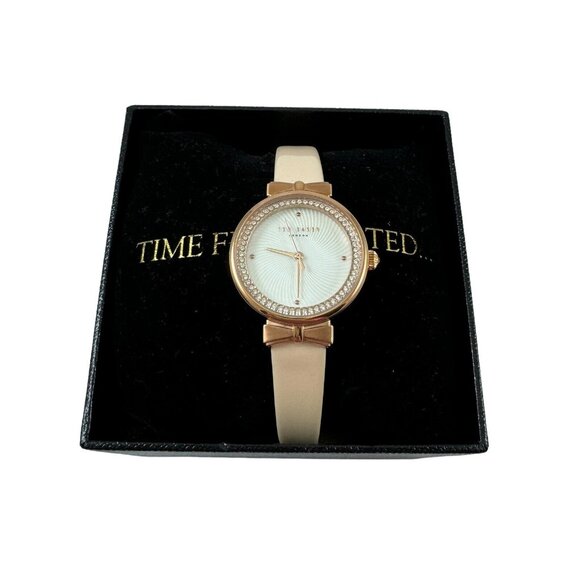Ted Baker London Watch Rose Goldtone Ladies Model TE50861008 NIB Needs Battery - Picture 2 of 12